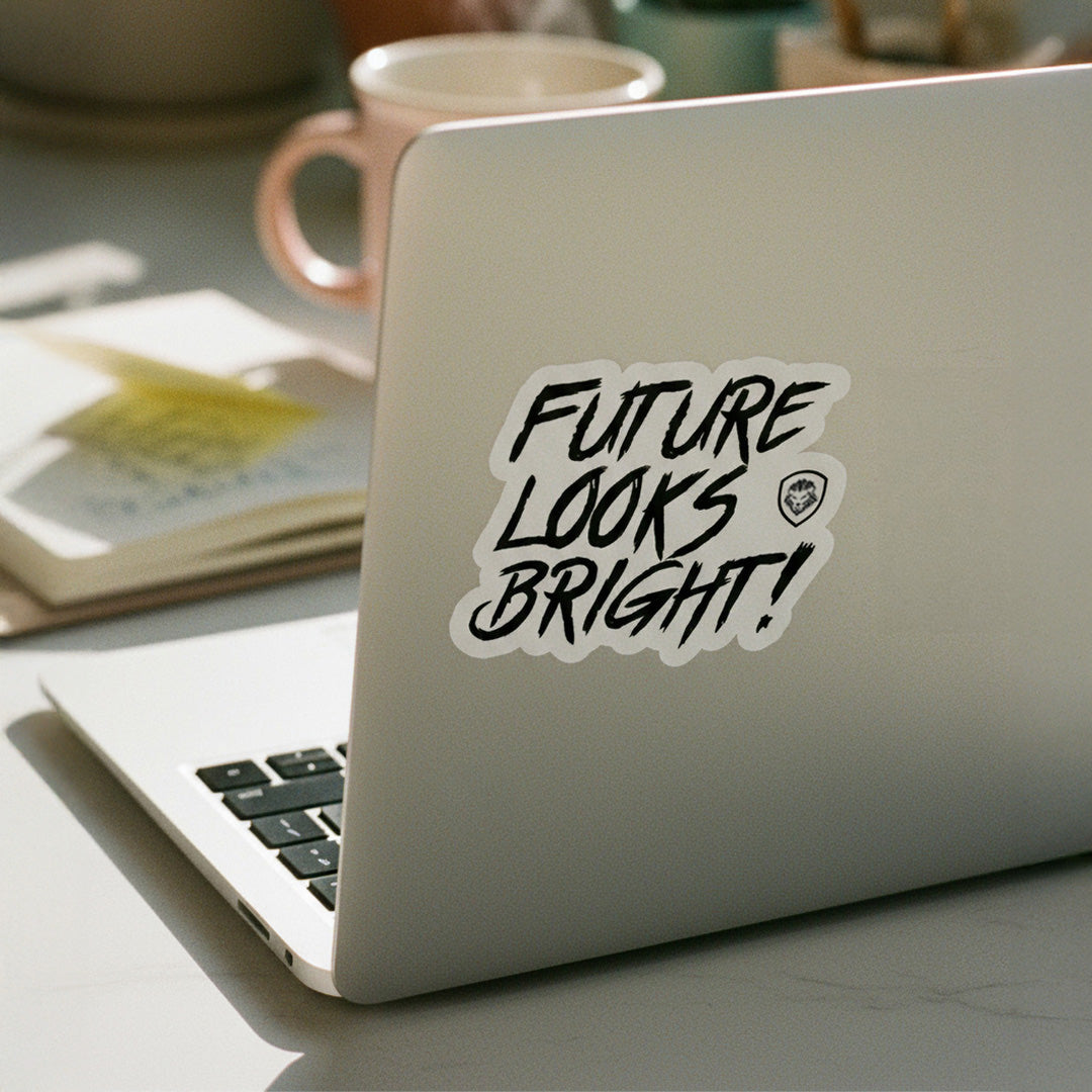 Future Looks bright Sticker (3"x 3")