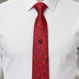 Limited Edition - Valuetainment x Stefano Ricci Red & Black Luxury Paisley Tie (1 of 100)