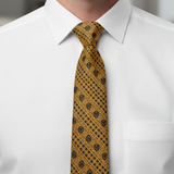 Limited Edition - Valuetainment x Stefano Ricci Yellow & Black Luxury Tie