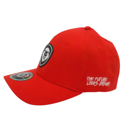 Future Looks Bright Flex Fit Hat - Red & White
