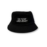 The Future Looks Bright Bucket Hat - Black & White