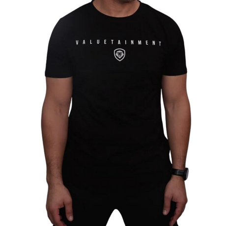 Valuetainment Premium Black Short Sleeve T-Shirt